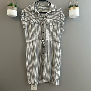 Striped Linen Dress